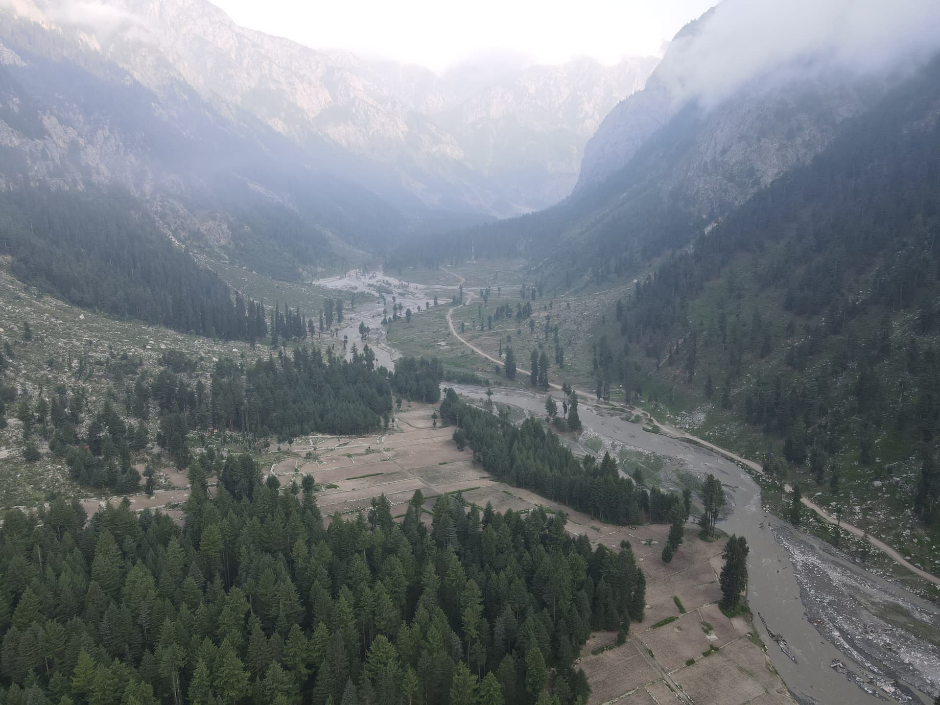 Kumrat Valley — aerial view